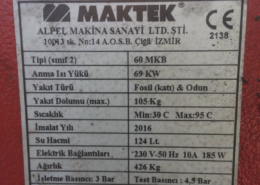   İzmir merkezli Maktek kat kaloriferi ısıtma kazan hakkında, 4 …