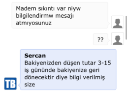 TARİH 10.03.2022 işlem provizyon dan dolayı gerçekleşmedigini söylüyor ama yalan …